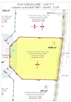 terrain a batir à la vente -   50340  HELLEVILLE, surface 1026 m2 vente terrain a batir - UBI437681441